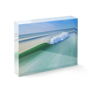 Acrylblock - Salty track landscape