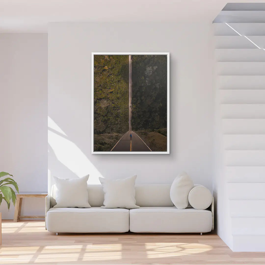 Straight ahead