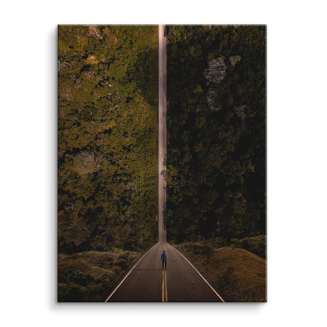 Straight ahead