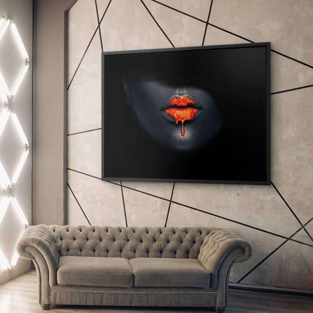 Rote Lippen