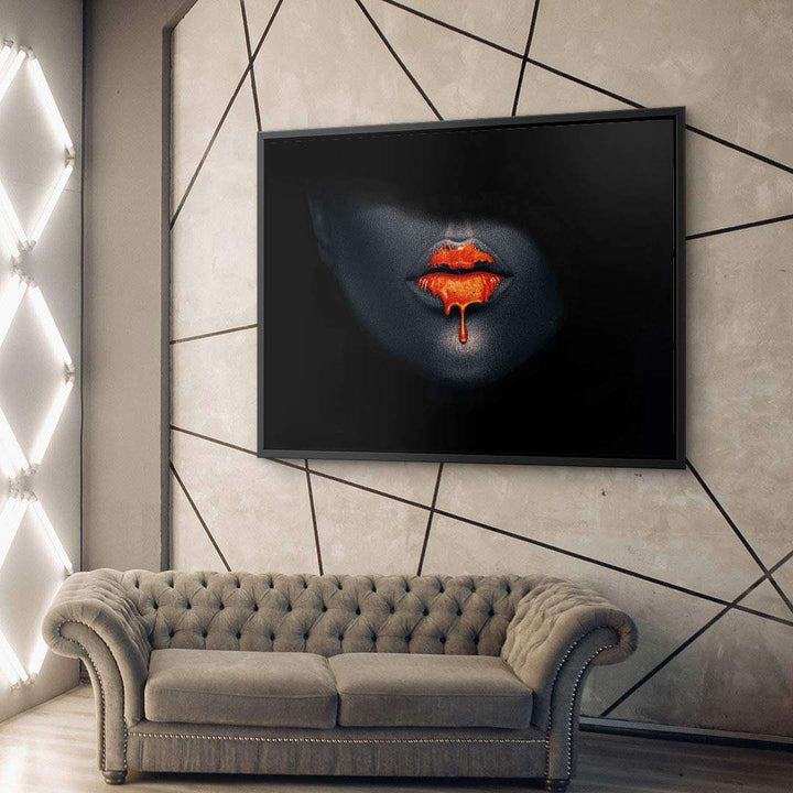 Rote Lippen