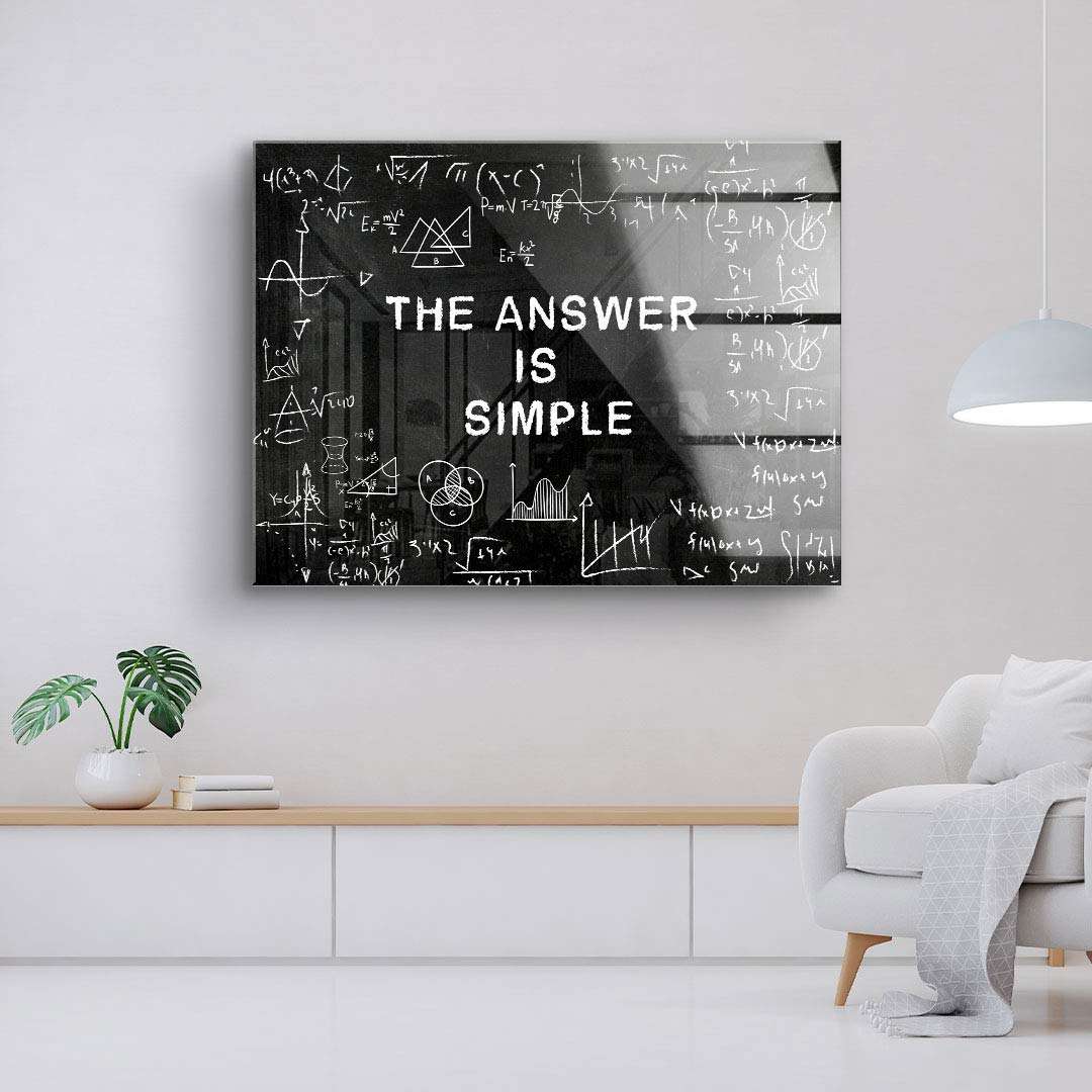 It's simple