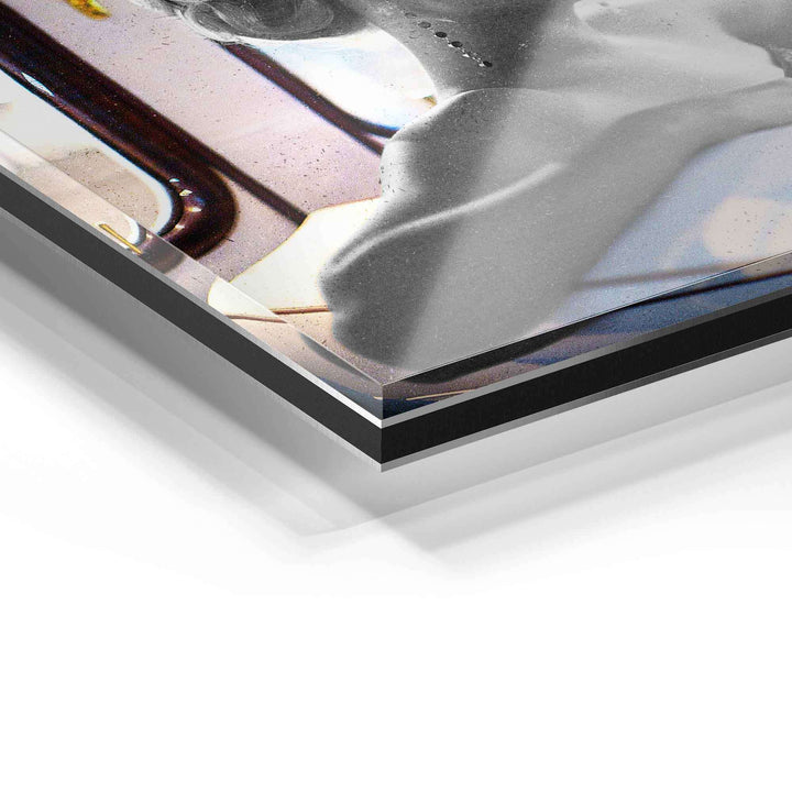 Detailansicht Acrylglas-Wandbild, moderne Kunst, hohe Brillanz und Tiefenwirkung