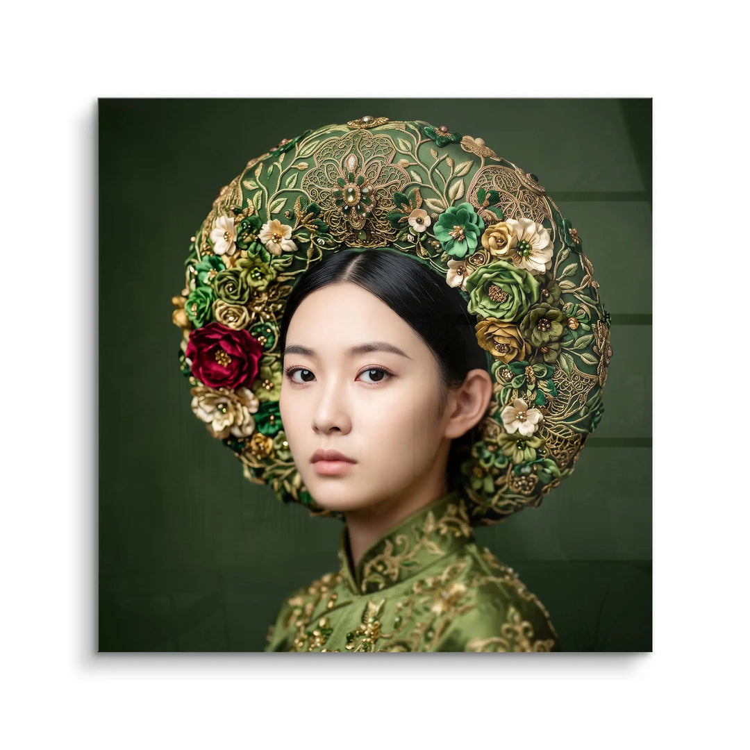Emerald Bloom Crown