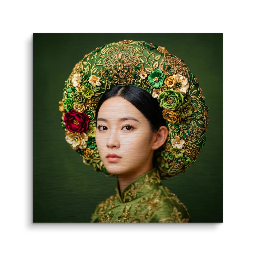 Emerald Bloom Crown