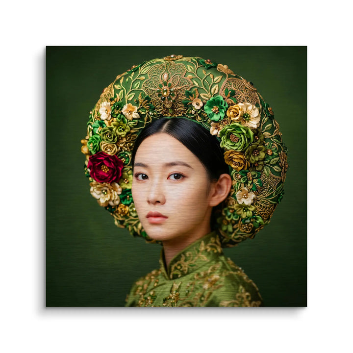 Emerald Bloom Crown
