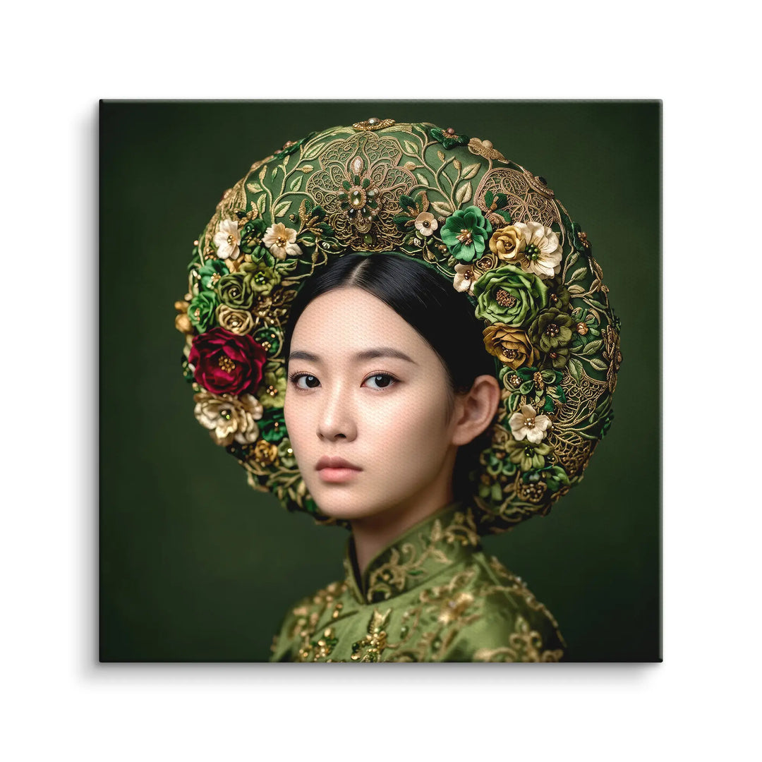Emerald Bloom Crown
