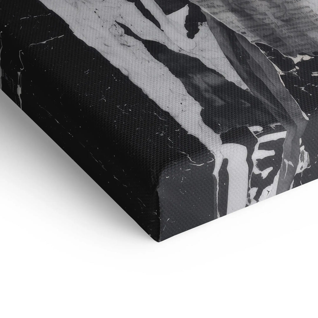 Torn Newsprint Muse