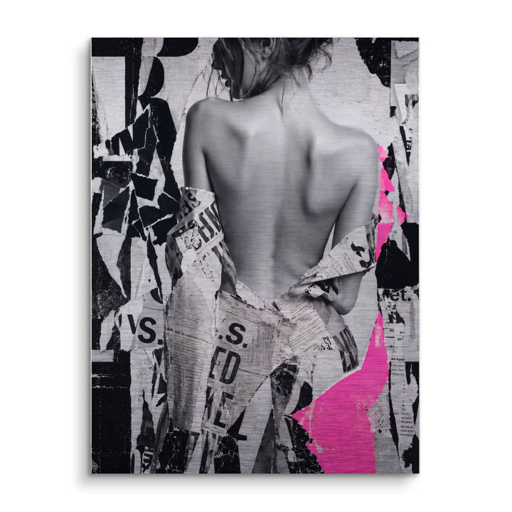 Torn Newsprint Muse