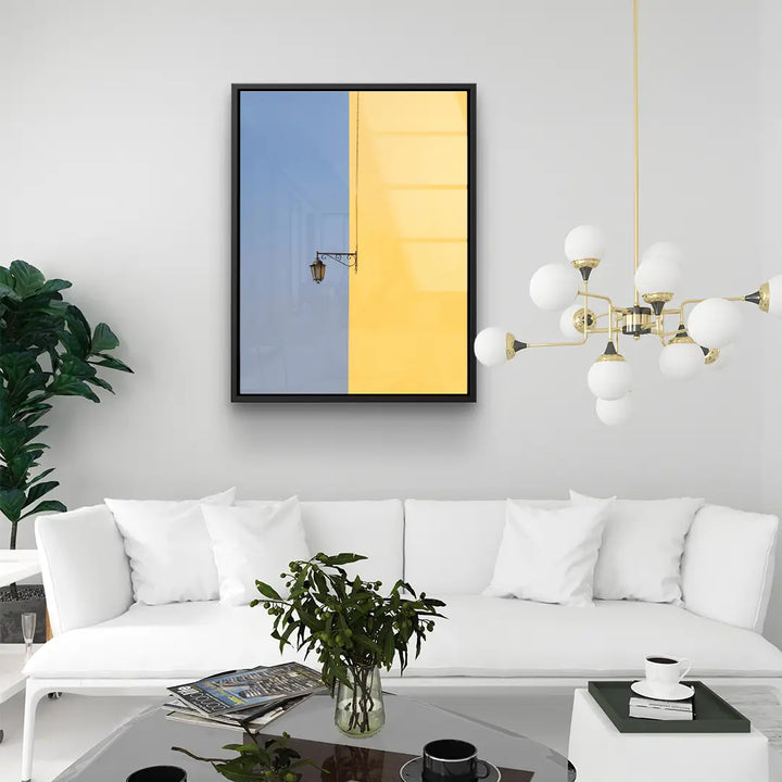 Single lamp yellow