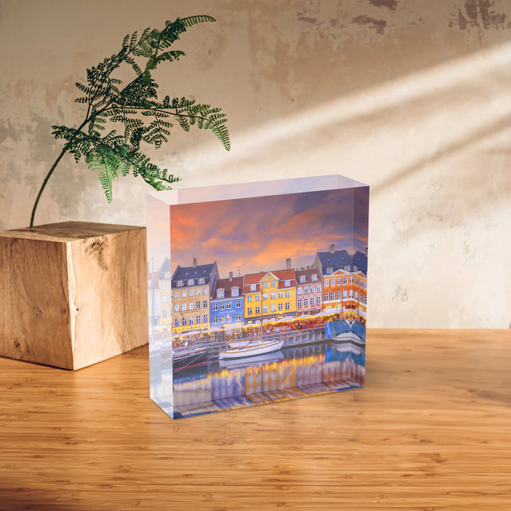 Acrylblock - Nyhavn Sunset