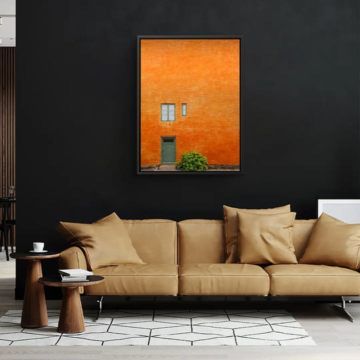 Old orange house