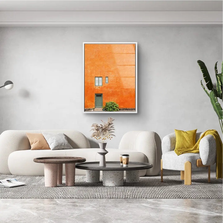 Old orange house