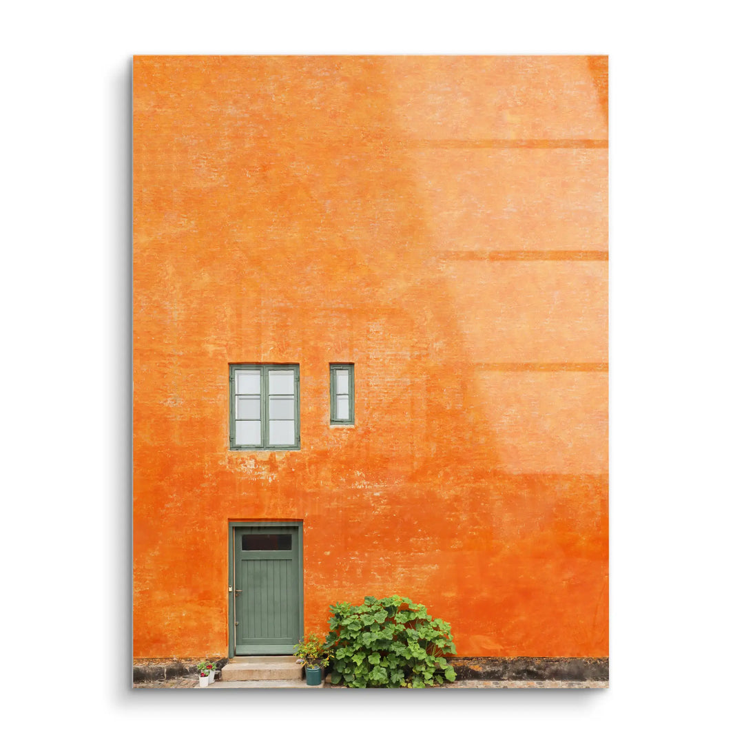 Old orange house