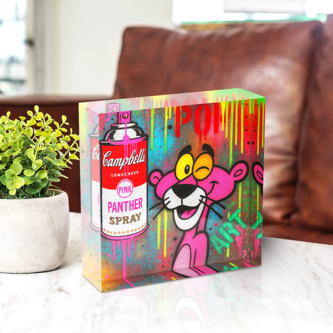 Acrylblock - Pink attitude