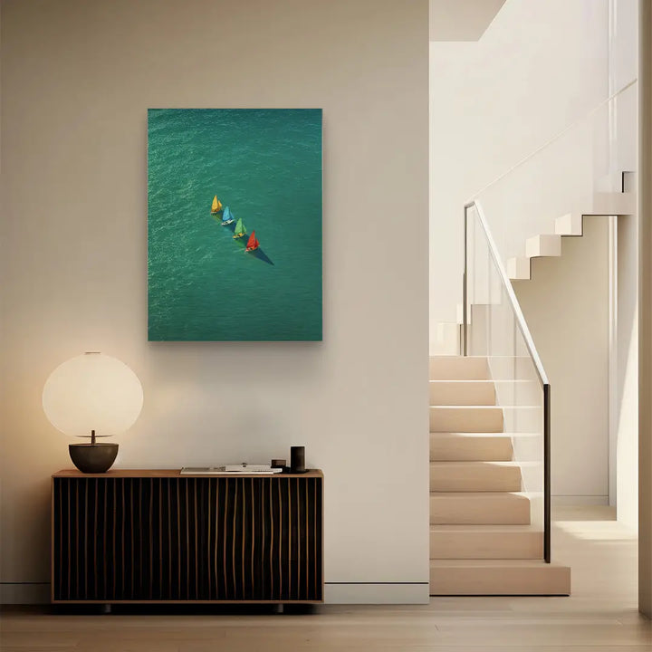 Colorful sailing