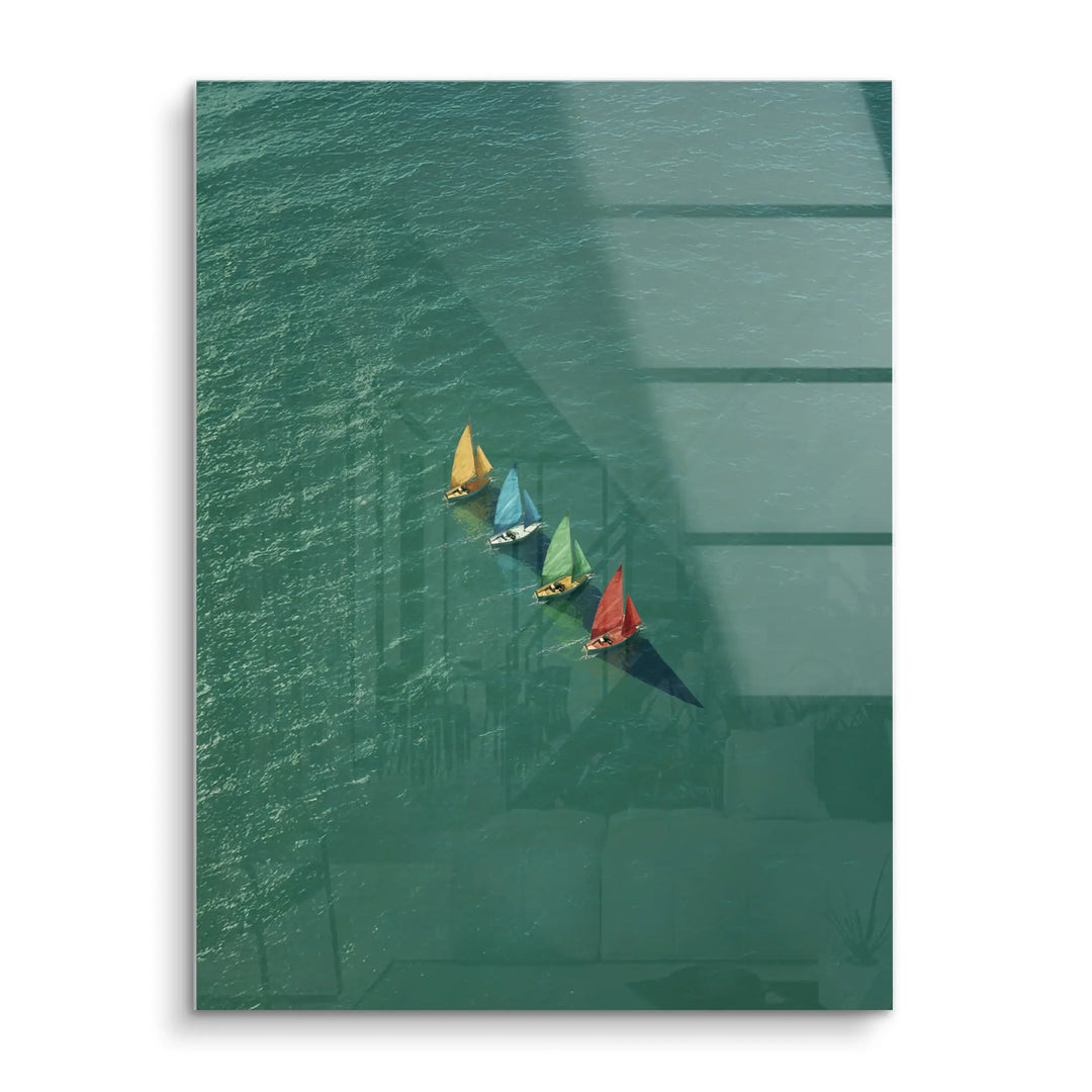 Colorful sailing