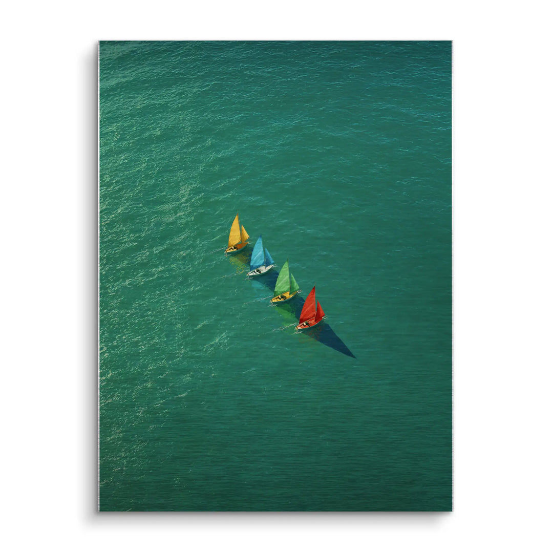 Colorful sailing