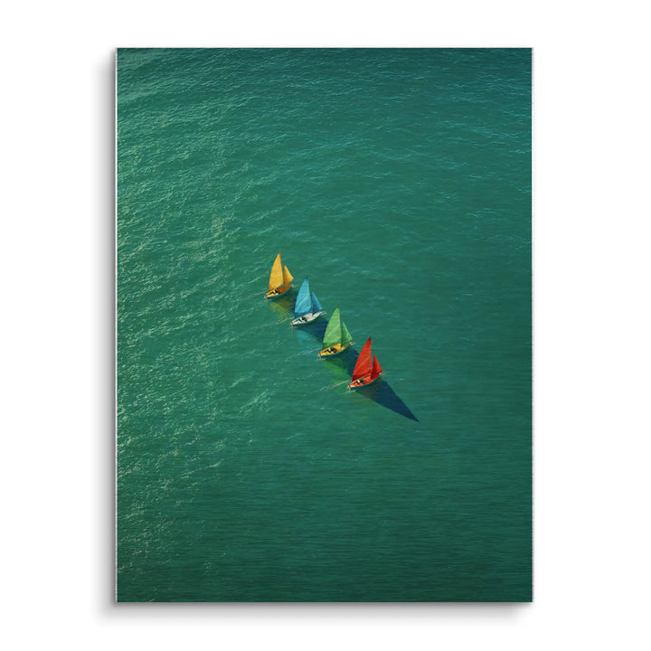 Colorful sailing