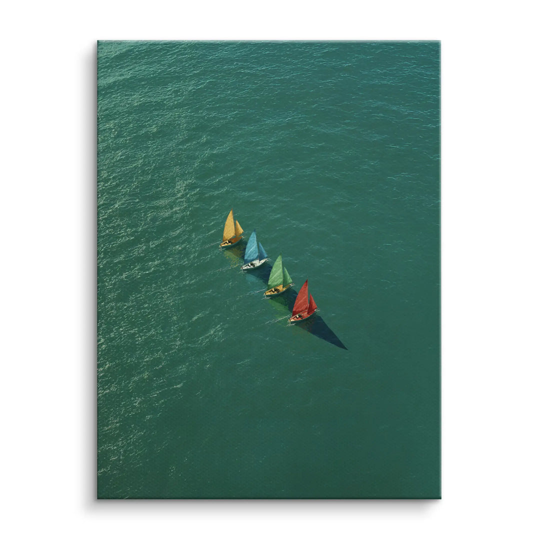 Colorful sailing
