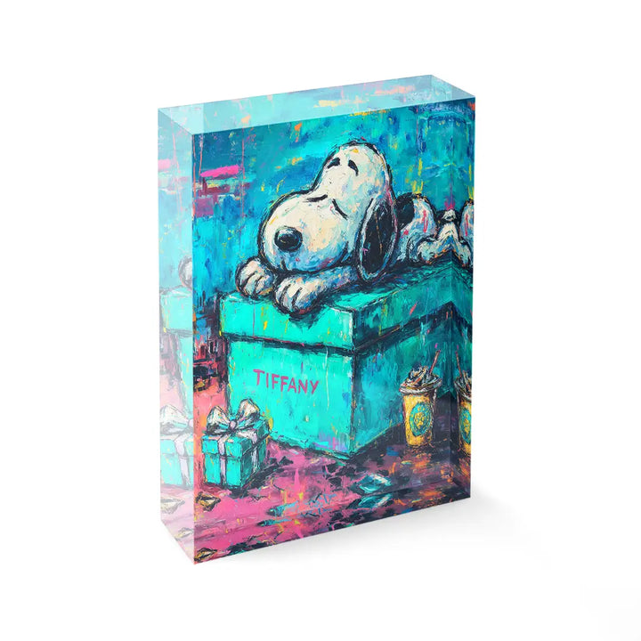 Acrylblock - Dream in blue