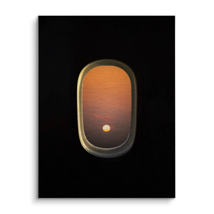 Moon from a plane