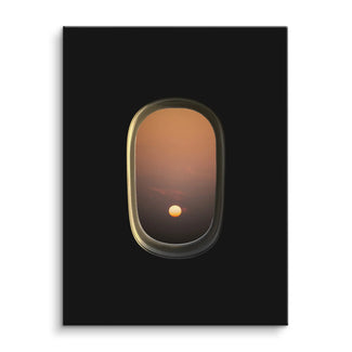 Moon from a plane