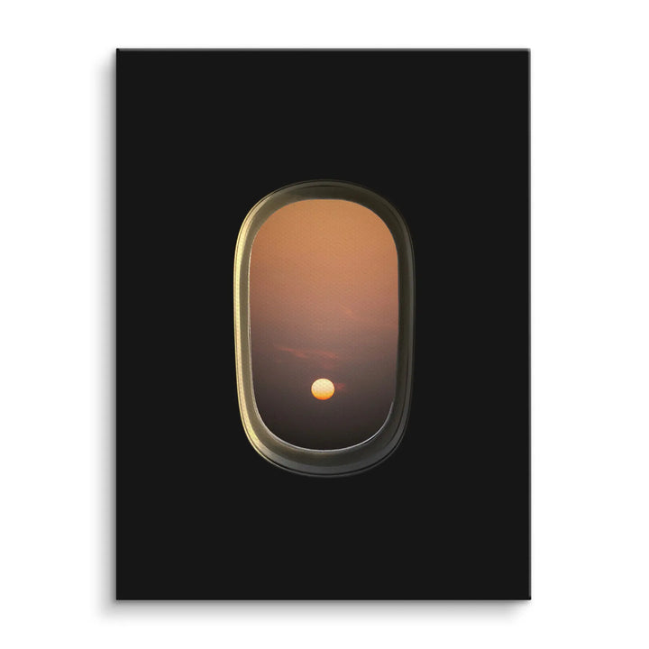 Moon from a plane