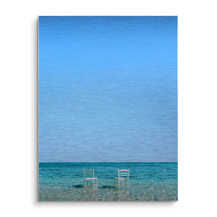 Chairs in the water