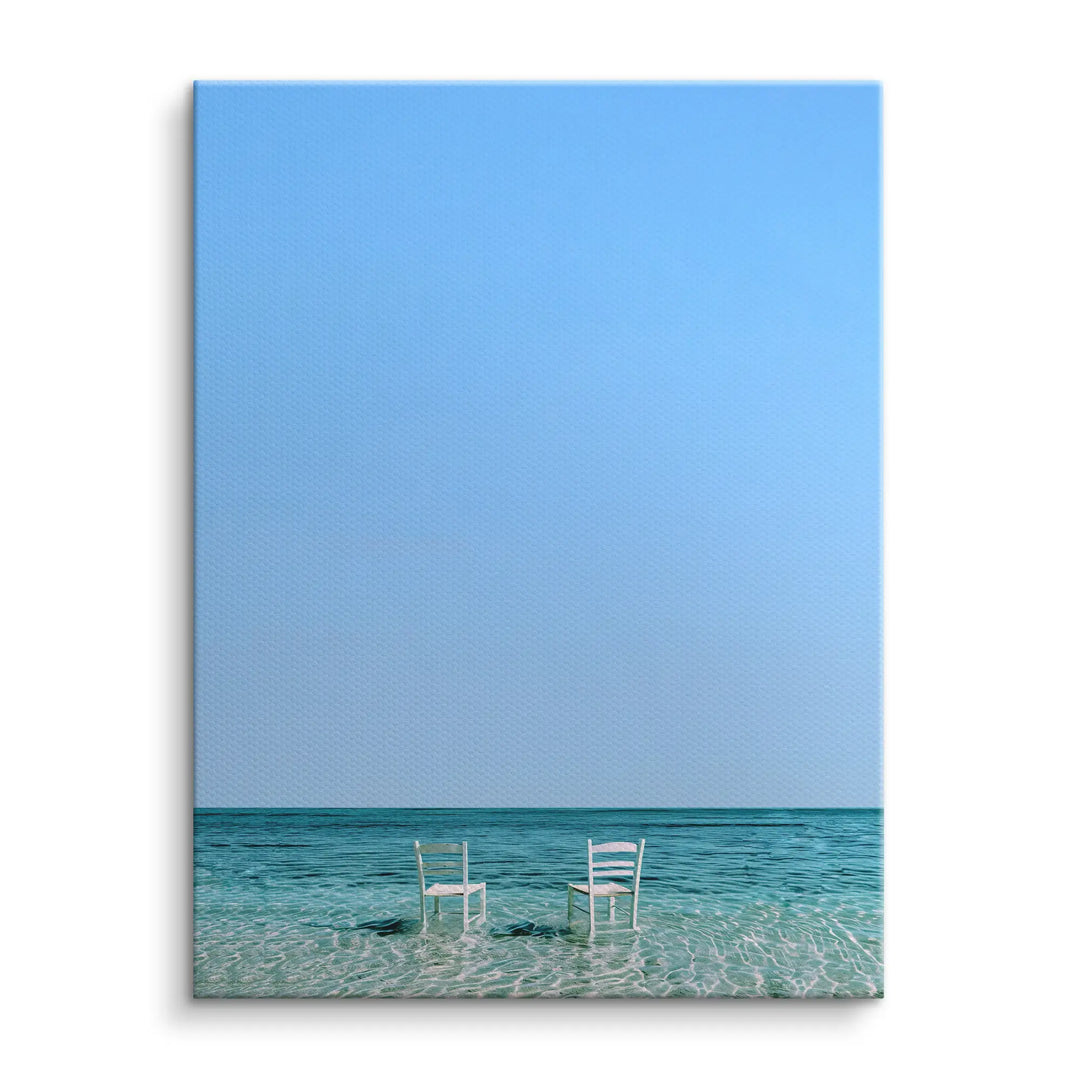 Chairs in the water