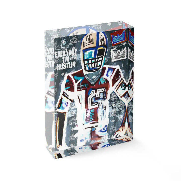 Acrylblock - Football hustlin