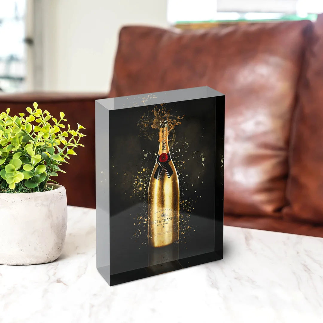 Acrylblock - Golden pearl I