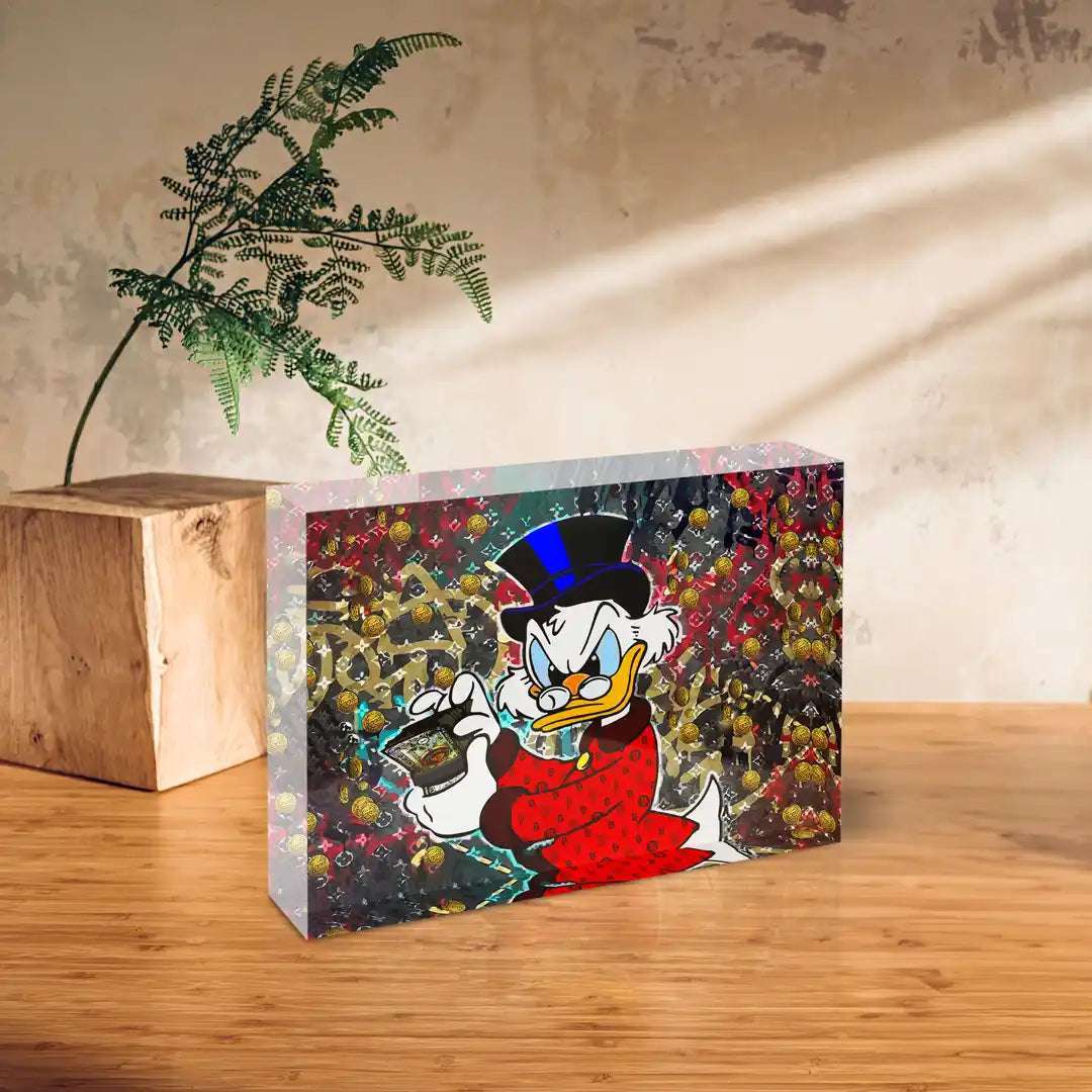 Acrylblock - Bitcoin Art