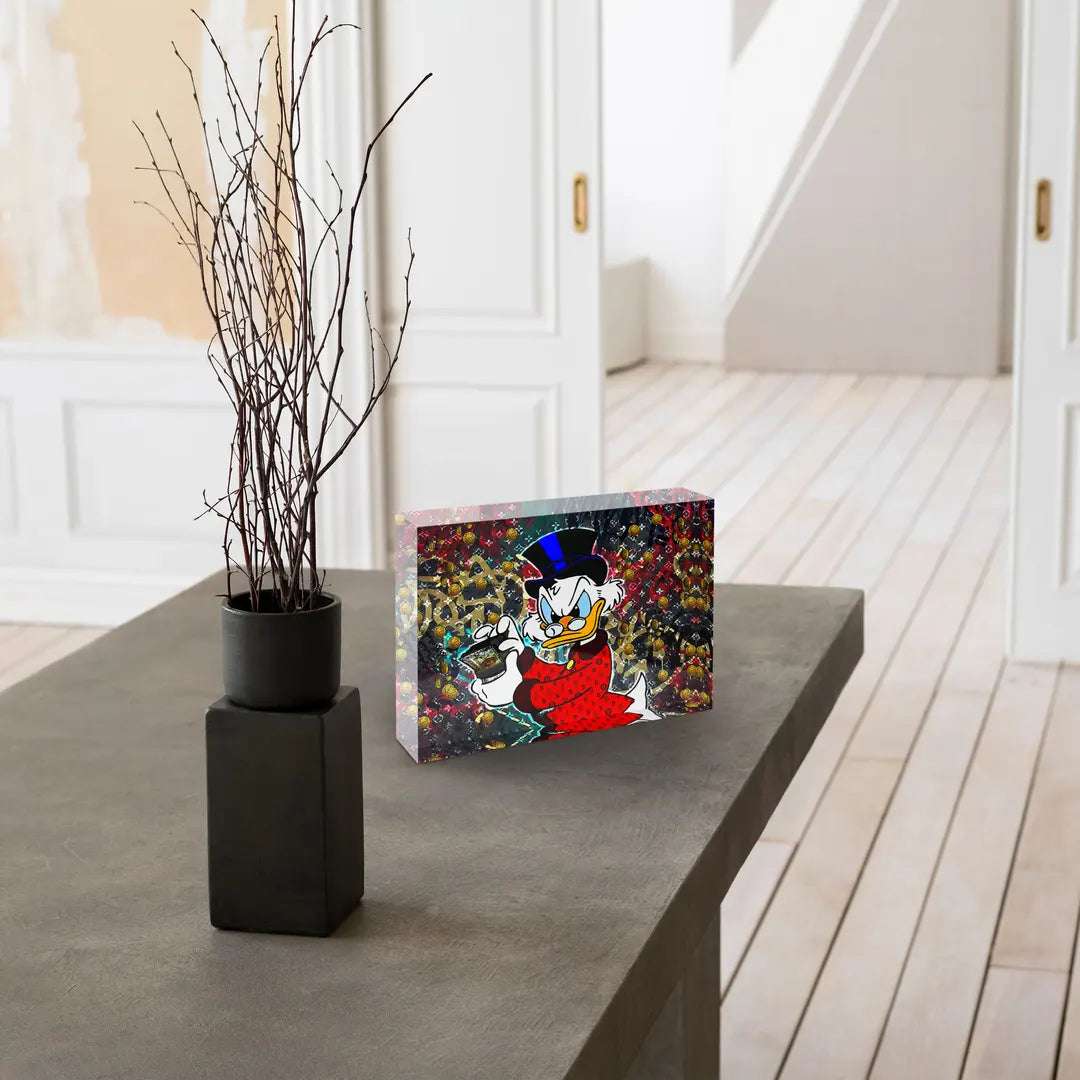 Acrylblock - Bitcoin Art