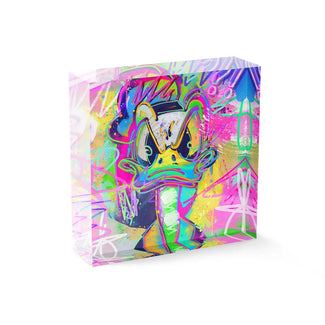 Acrylblock - Angry Duck