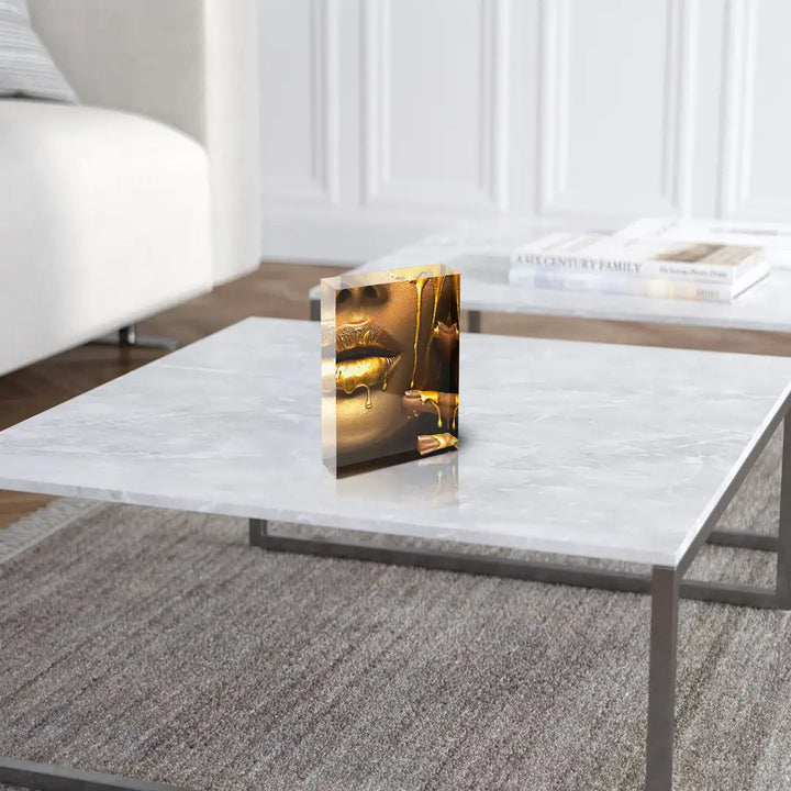 Acrylblock - Golden Glossy