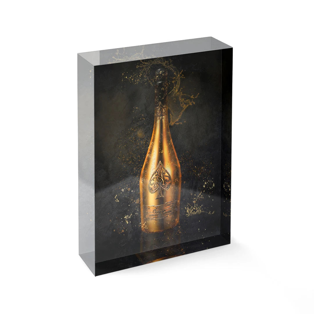 Acrylblock - Golden pearl II