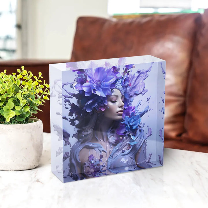 Acrylic Block - Lavender