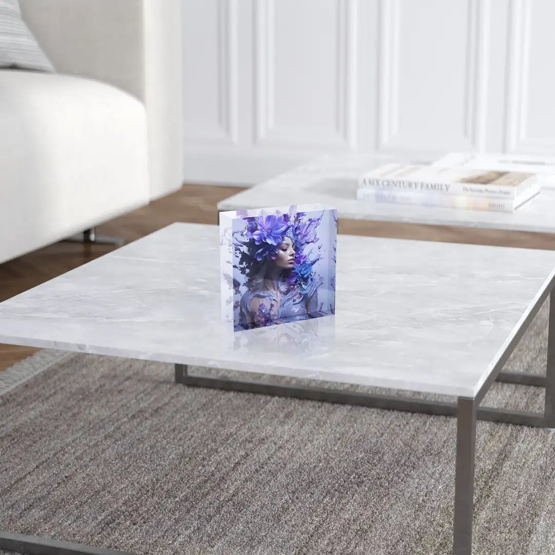 Acrylic Block - Lavender