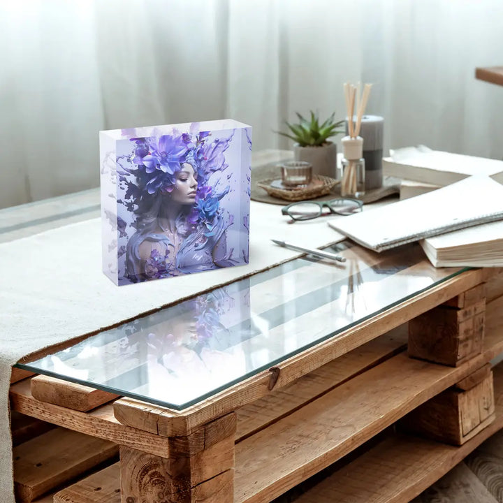Acrylic Block - Lavender