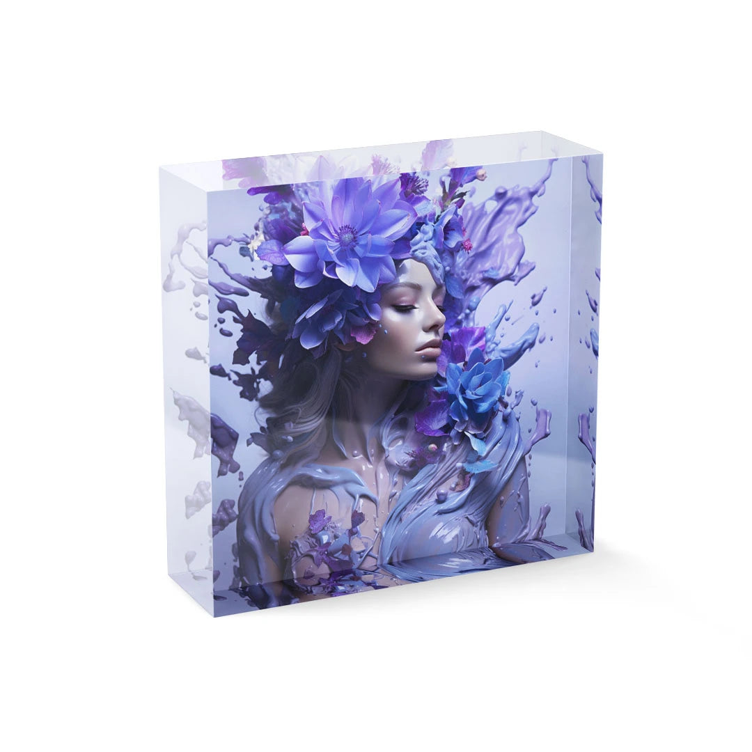 Acrylic Block - Lavender