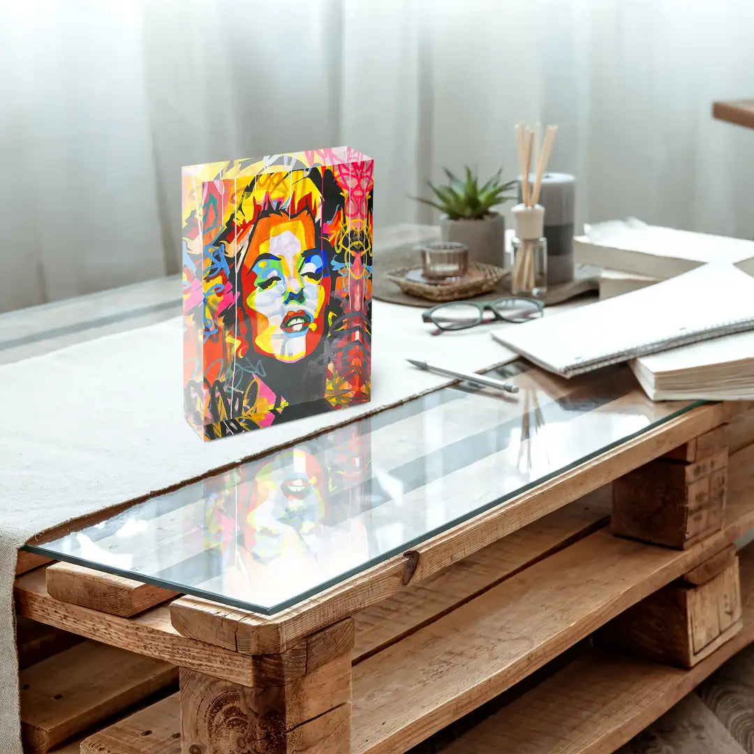 Acrylblock - Colorful Marilyn