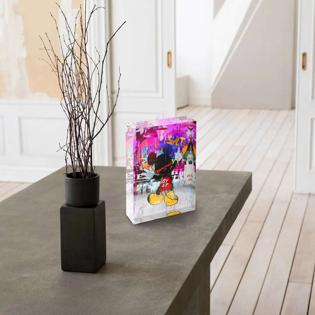 Acrylblock - Sylt - Graffiti Love
