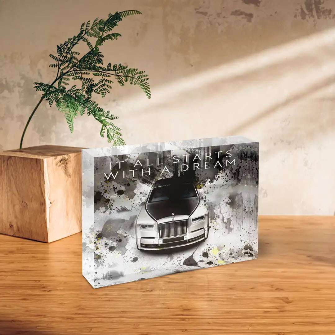 Acrylblock - It all start with a dream