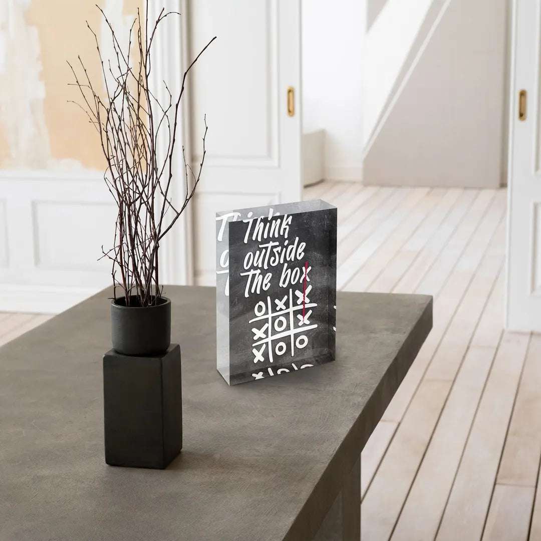 Acrylblock - Outside the box