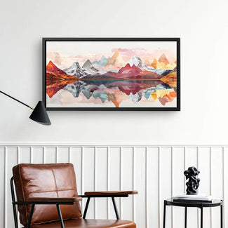 Colorful peaks