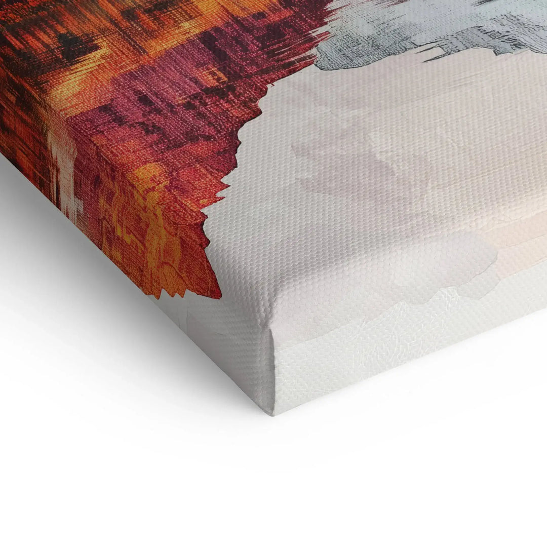 Colorful peaks