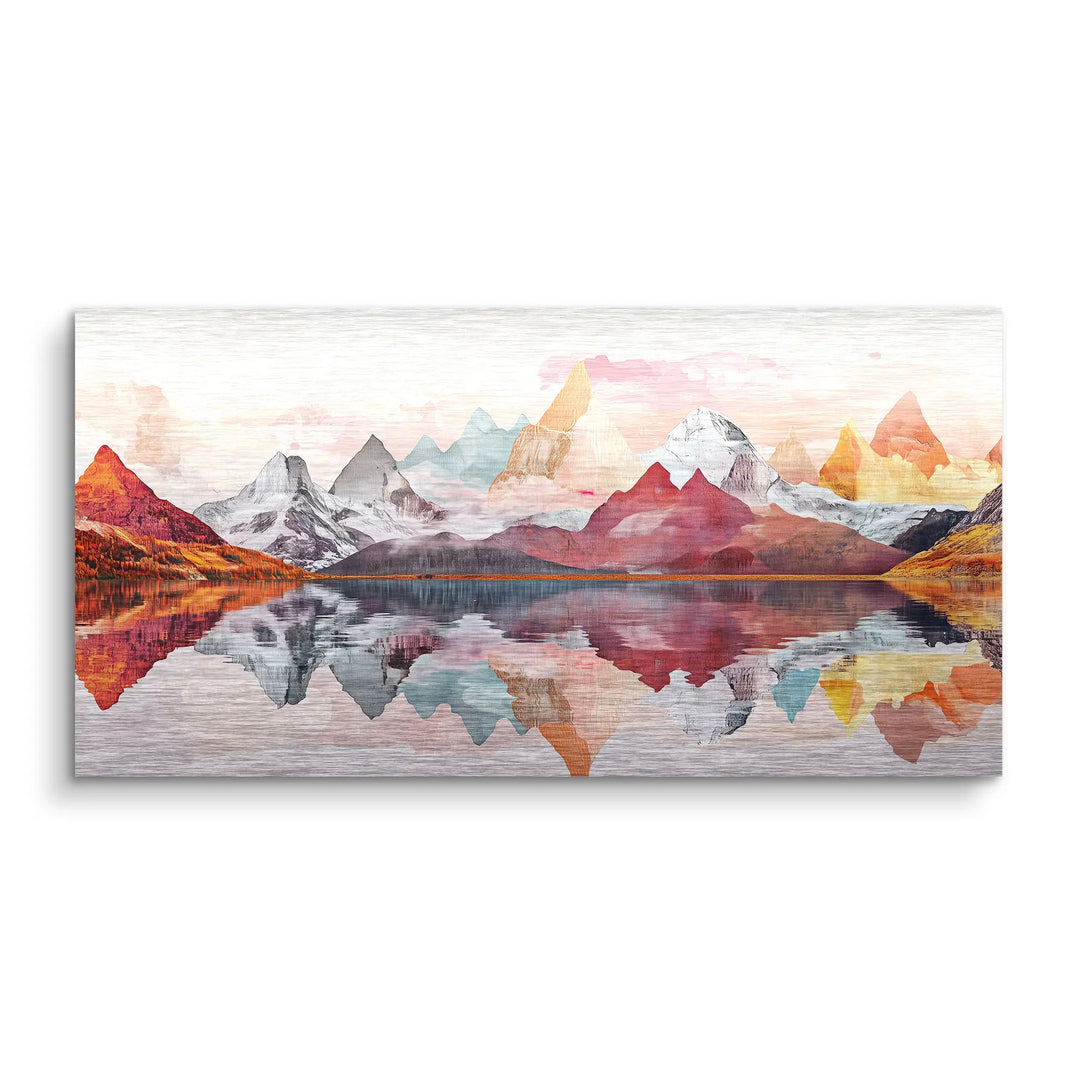 Colorful peaks