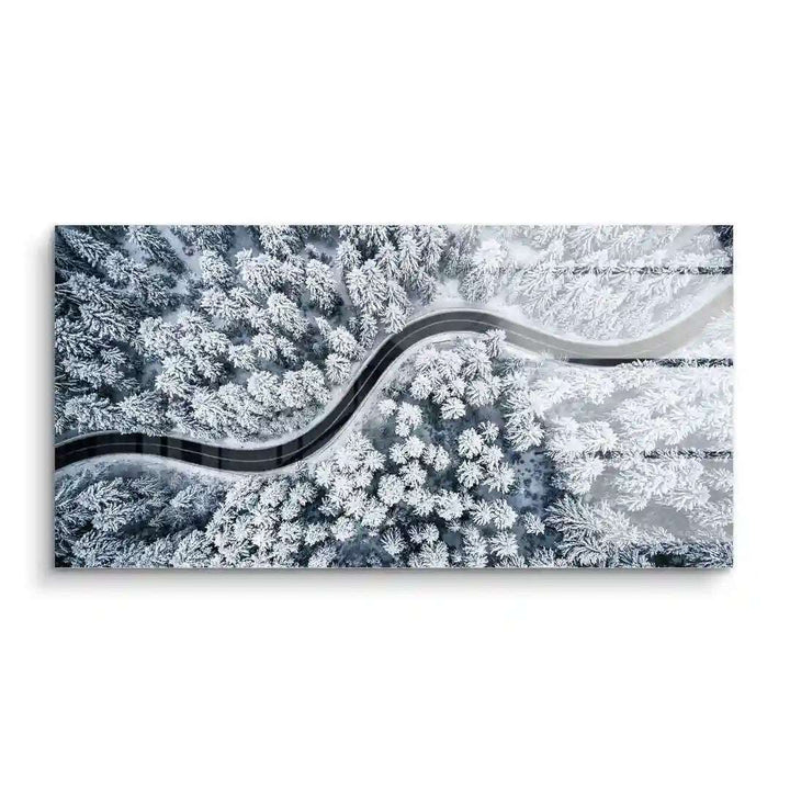Road of snow