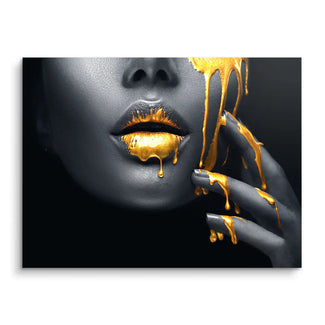 Golden Face - Galerieabzug